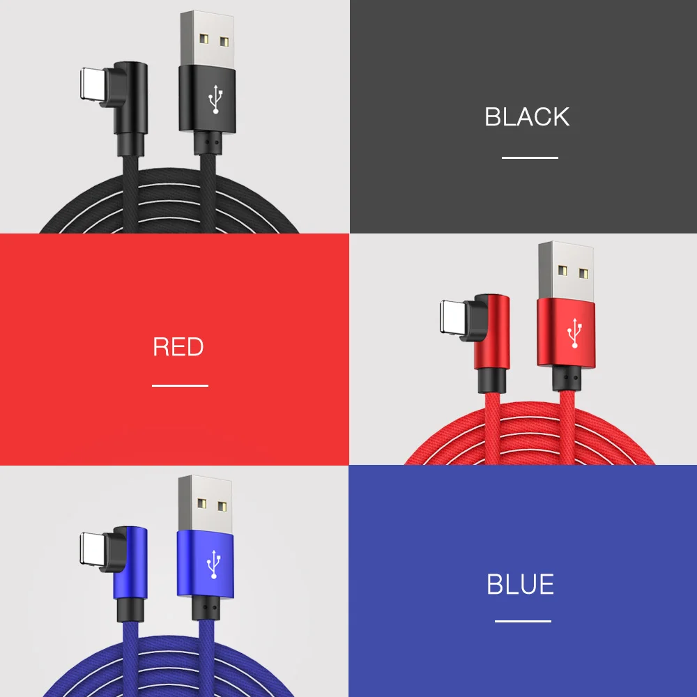 A.S 90 usb кабель для iPhone 8 7 6 6s 5 быстрой зарядки iPad USB зарядного устройства L Тип
