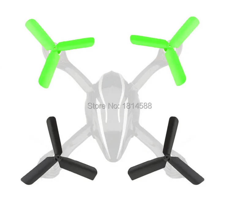 4 Pairs Upgrade Version 3-Blade CW/CCW Propeller for Hubsan X4 H107/H107C/H107L/H107D H108 H108C YD918 JXD385 RC Quadcopter Part | Игрушки и