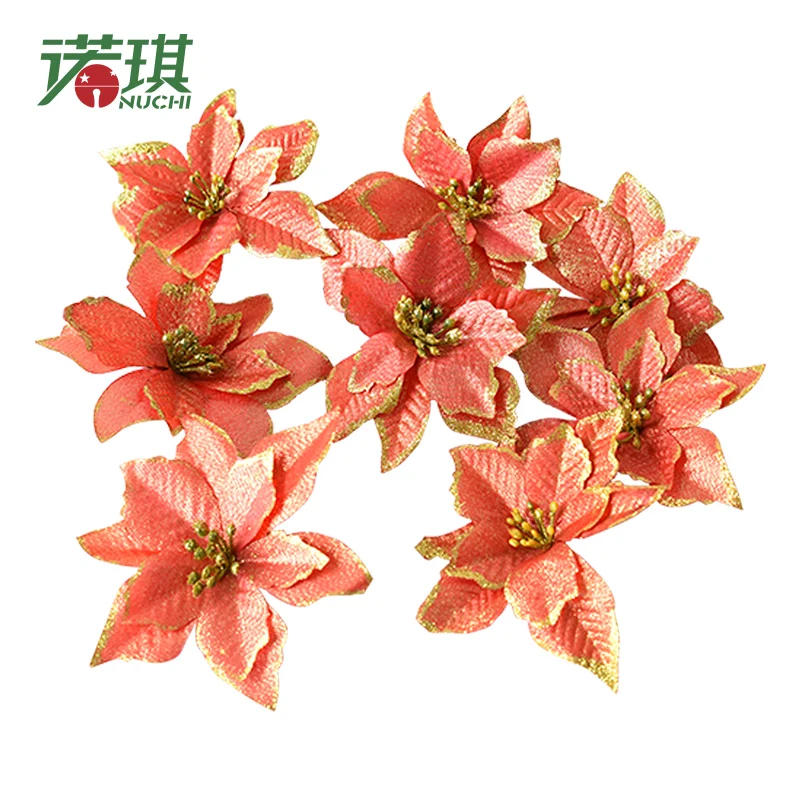 NUCHI 8pcs13cm 6 видов цветов золото/красный/серебристый/фиолетовый/розовый/синий
