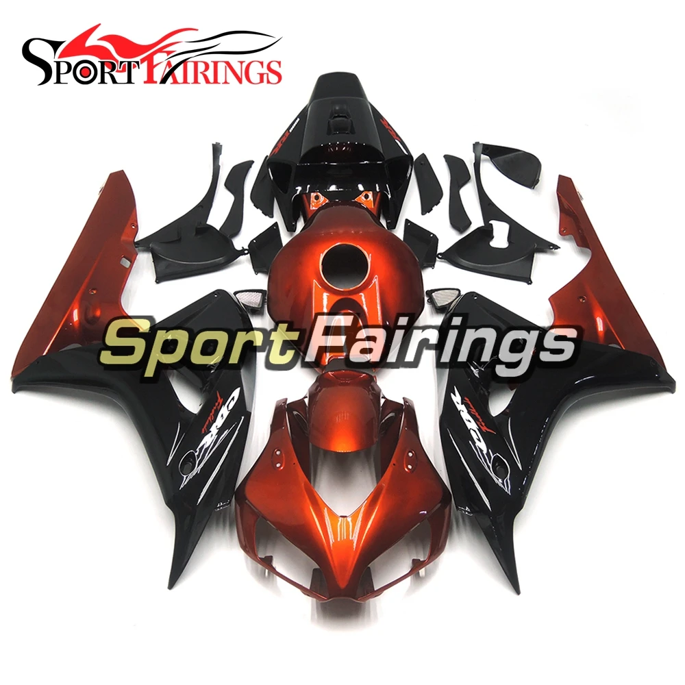 

Fairings For Honda CBR1000RR Year 06 07 2006 2007 ABS Motorcycle Fairing Kit Bodywork Orange Black Motorbike Cowling Bodywork