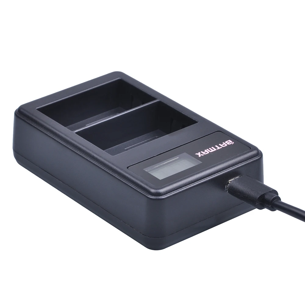 Двойное зарядное устройство USB Batmax для Canon G6 G5 G3 G2 G1 EOS 300D 50D 40D 30D 20D 5D MV300i 1800 мАч |