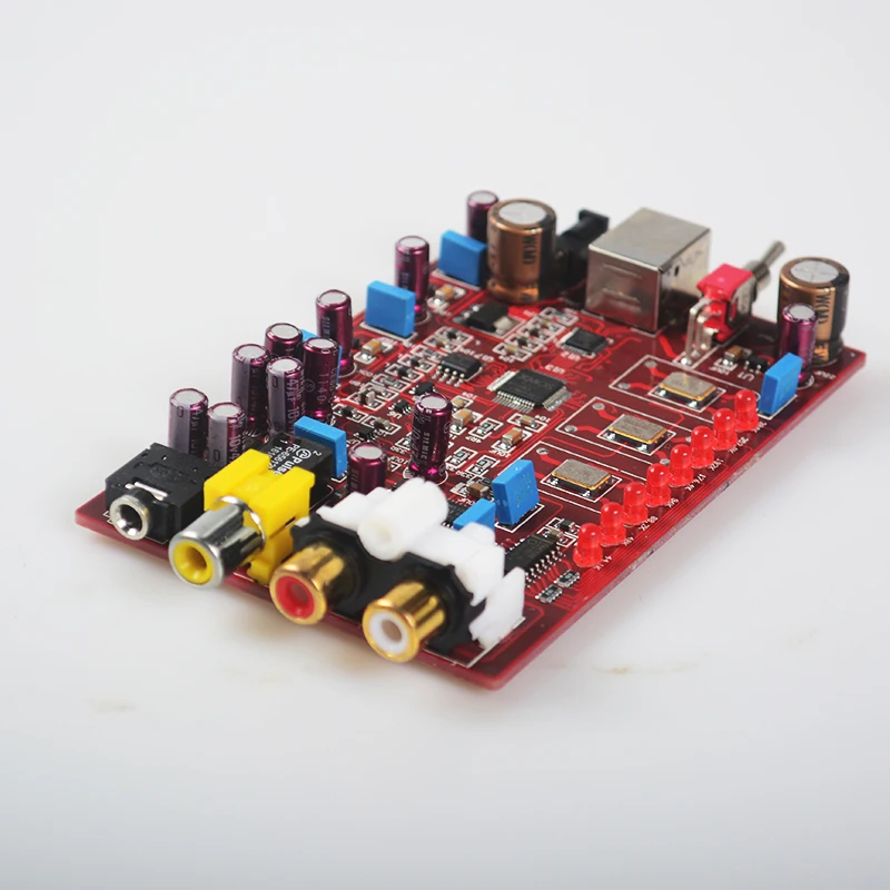 K.GUSS X9 PCM5102 TDA1308 XMOS USB Стандартная плата RCA AMP выход 32 бит/384K|Усилители мощности| |