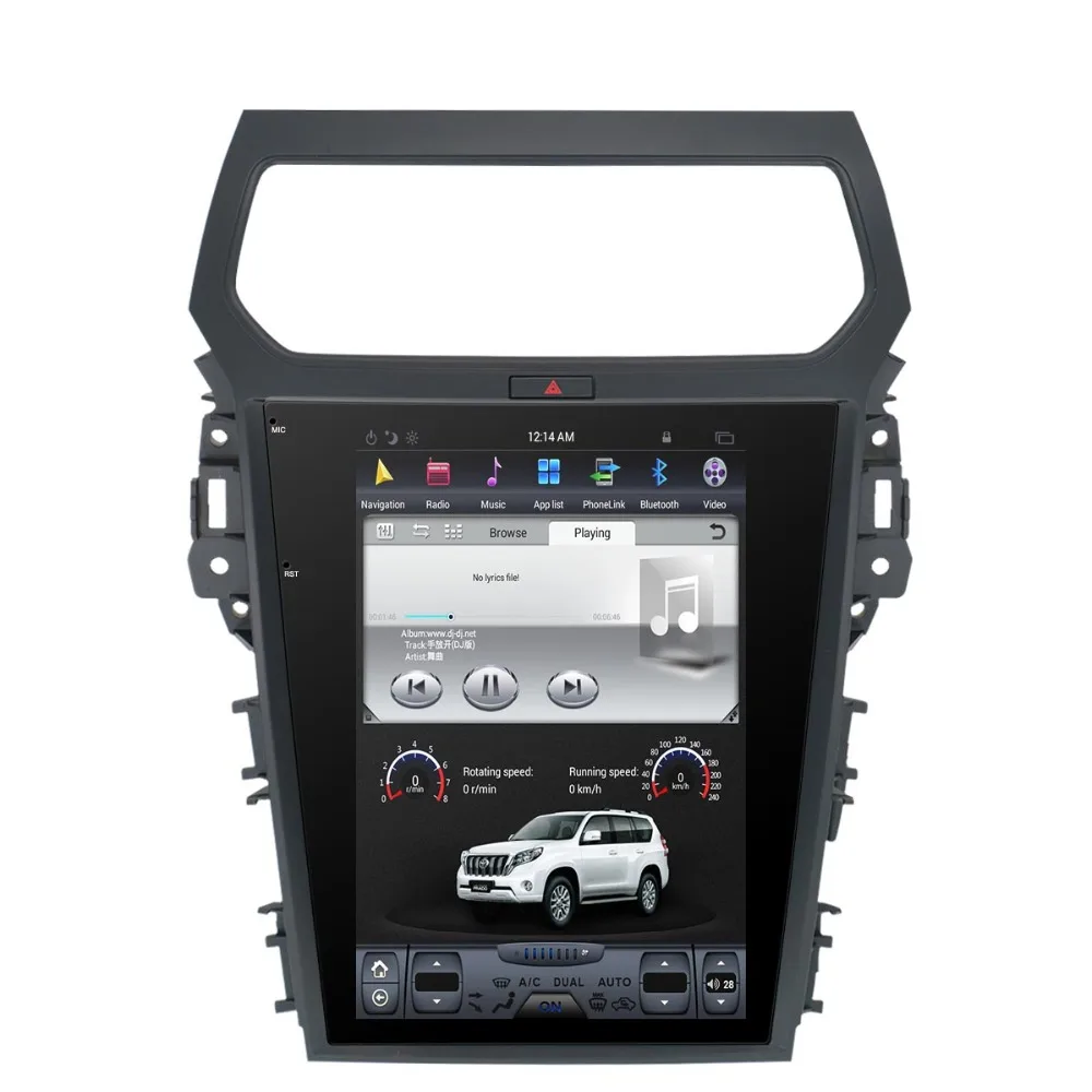Android 8,1 вертикальный автомобильный dvd-плеер с экраном gps навигация для Ford Explorer 2011- Авто Стерео Радио мультимедийный плеер