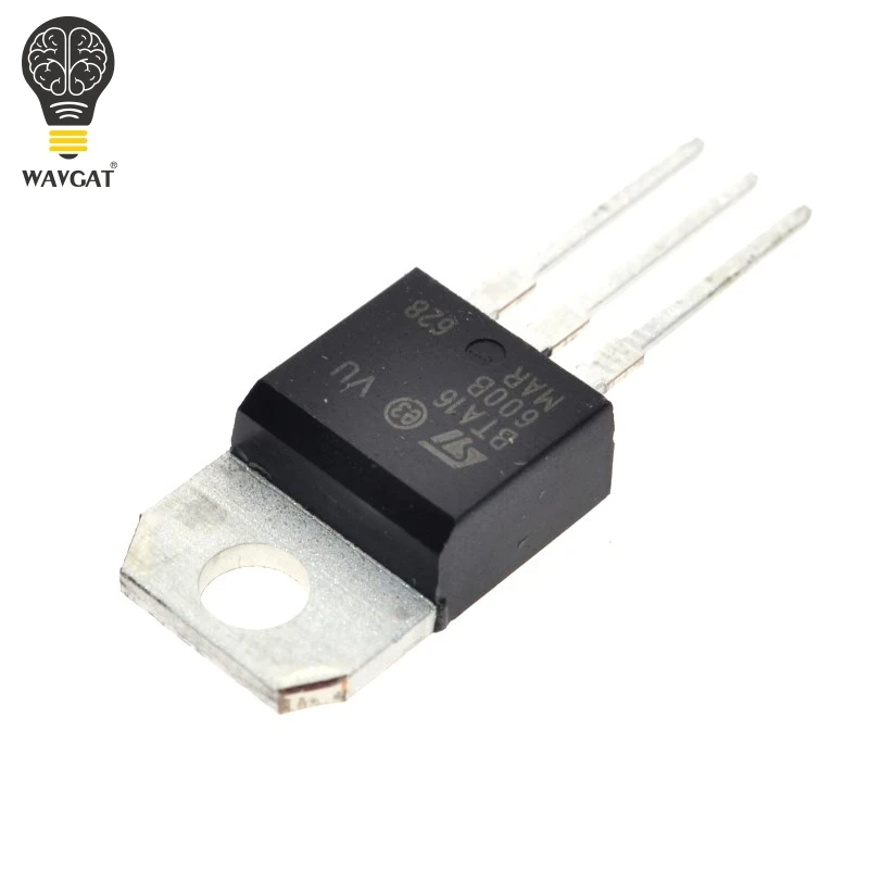 100 шт WAVGAT BTA16 600B Triacs 16 A 600 вольт TO 220 новые оригинальные стандартные