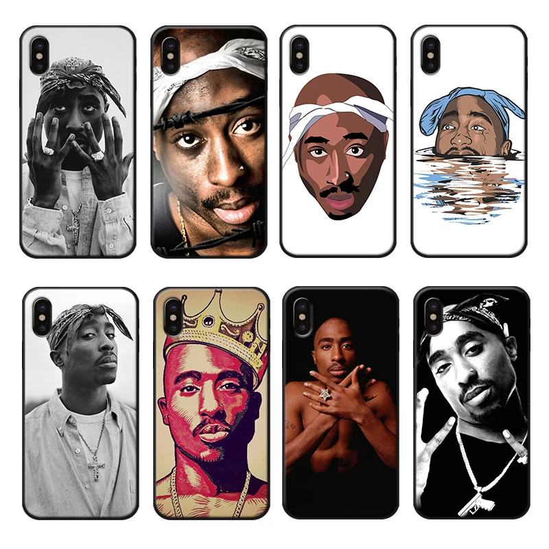 Чехол для телефона Tupac и Biggi iphone7 8 Plus роскошный мягкий силиконовый чехол iPhone8 6 6s X XR