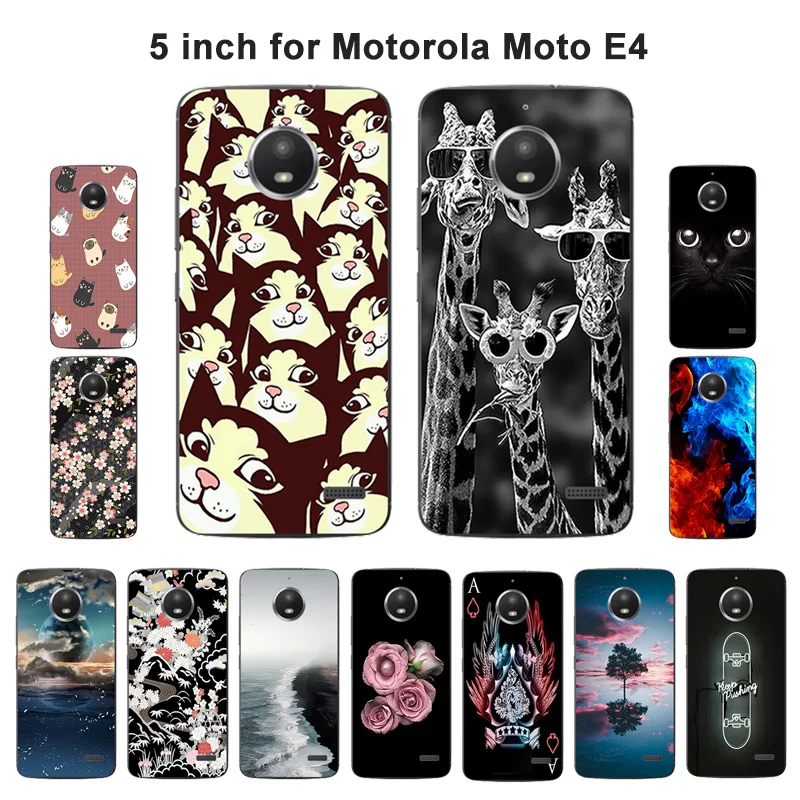 Для Motorola Moto E4 чехол Blaze Painted 5 0 &quotсиликоновые чехлы для телефонов E XT1766 XT1763|Бамперы|