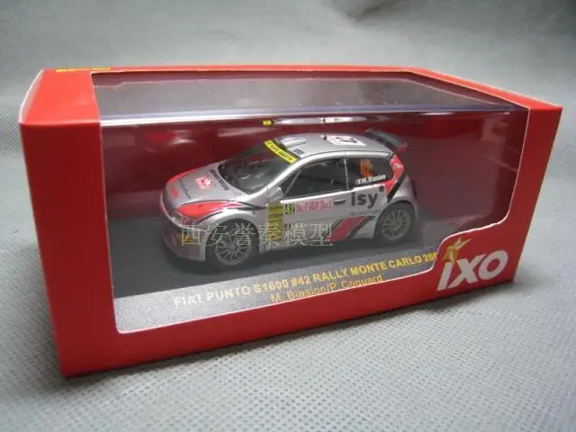 I XO 1:43 FIAT PUNTO S1600#42 сплав модель автомобиля литая под давлением металлические игрушки подарок на день рождения для мальчика