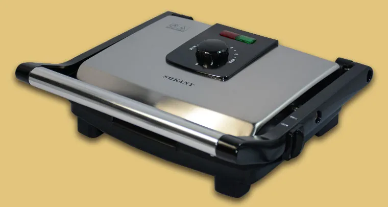 Многофункциональный Электрический маленький сэндвич-мейкер 8 скоростей гриль