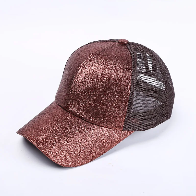 Модный конский хвостик бейсболки для женщин Snapback шляпа летняя грязная сетчатая