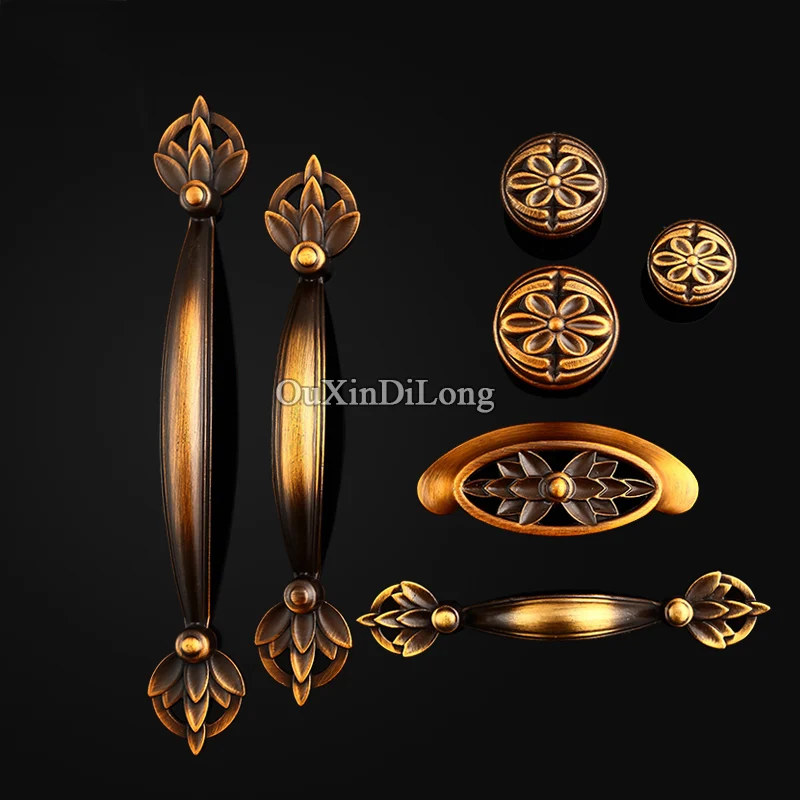 10 шт. мебельные ручки из цинкового сплава в европейском стиле|door handles and knobs|handles