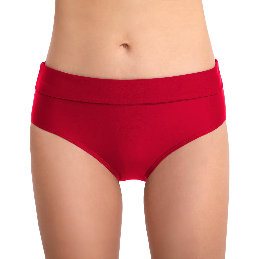 Женский купальник-бикини со средней талией сексуальный пляжный купальник бикини