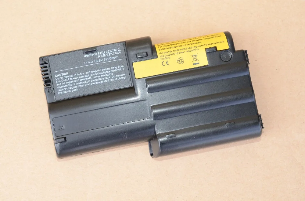 ApexWay 4400 мАч В 6 ячеек 10 8 ноутбука батарея для Lenovo ThinkPad T30 серия 02K7034 02K7037 02K7038 02K7050