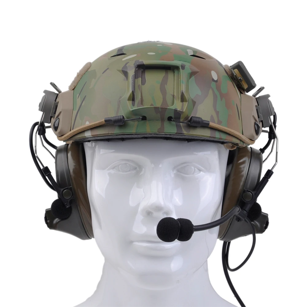 Z-Tactical Softair авиационная гарнитура Comtac ii Гарнитура для быстрых шлемов и