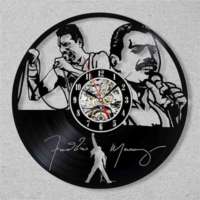 7 Queen Rock Band настенные часы современный дизайн Музыкальная Тема классические виниловые часы-пластинка настенные часы искусство домашний декор подарки для музыкального героя - Цвет: 7