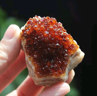 Натуральный маленький цитрин цветок кварцевый кристалл геодезический кластер |