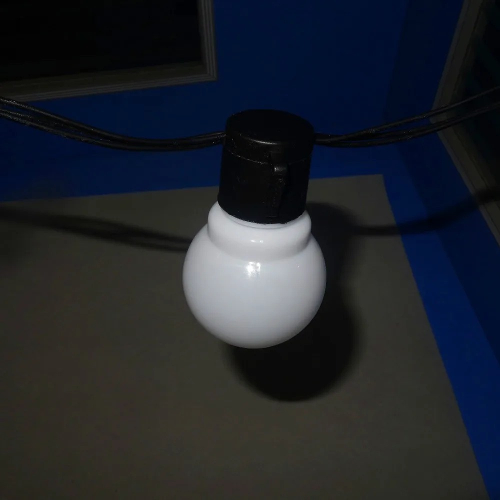 IP68 50mm addressable RGB full color WS2811 8mm globe type pixel lightDC12V input0.24Wwhite base50pcs a string | Освещение