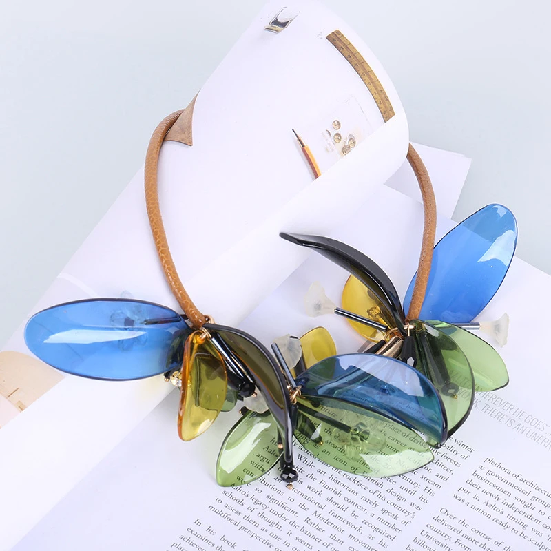 Allencoco преувеличены Европа и Соединенные Штаты личность акрил Для женщин