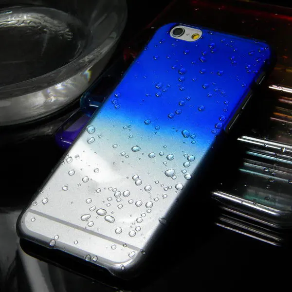 3D капли воды капающий чехол для iphone 6 plus прозрачный Кристальный всего 9 цветов в