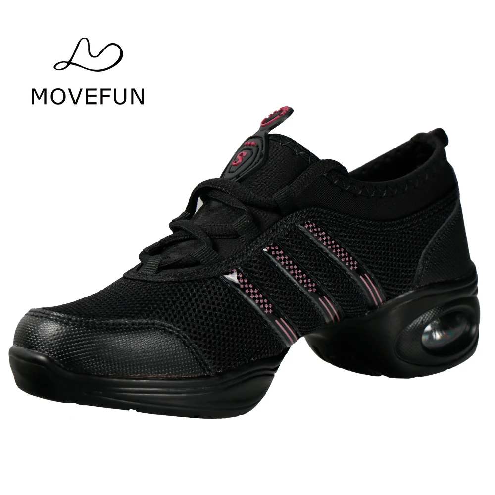 Movefun/современная танцевальная обувь для фитнеса и джаза женская на платформе