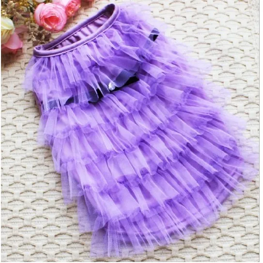 Роскошная Одежда для собак и кошек Вечерние платья принцессы свадьбы