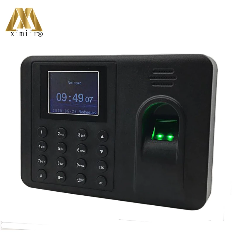 Биометрическая машина для учета времени с USB рекордером связи бесплатная