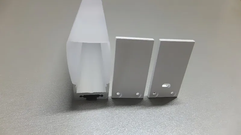 

SET OF 10 DEEP-RECESS Aluminum Profile with Opal Matte Diffuser for LED Strip Light Flush Mount Applications. 1M (3.28 ft)