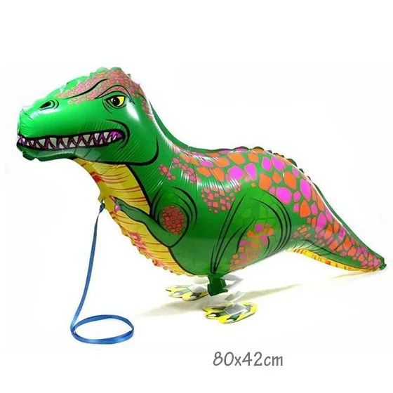 dinosaur 3 Смешивает ходячие гелиевые шары в форме животных милый кот собака панда динозавр Тигр домашние воздушные шарики для день рождения вечерние украшения Дети и взрослые - Цвет: dinosaur 3