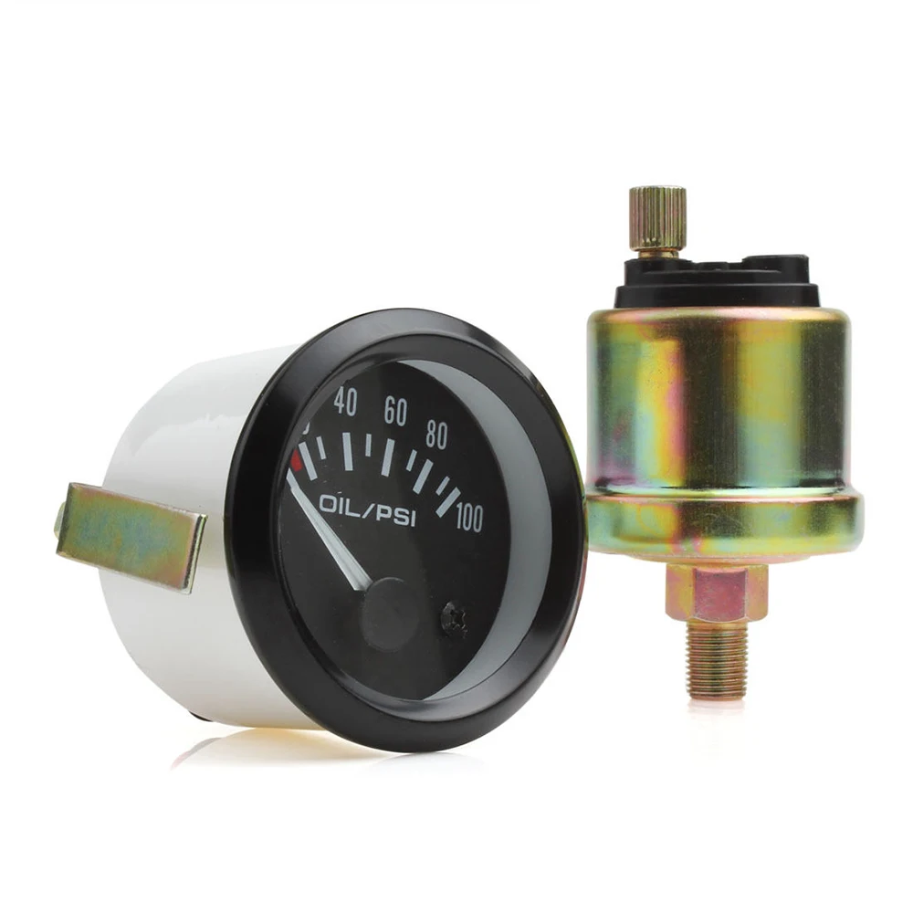 PSI Pressure Gauge Press guage 2Inch Oil 0-100 78g for automobile pro new hot truch White Light | Автомобили и мотоциклы