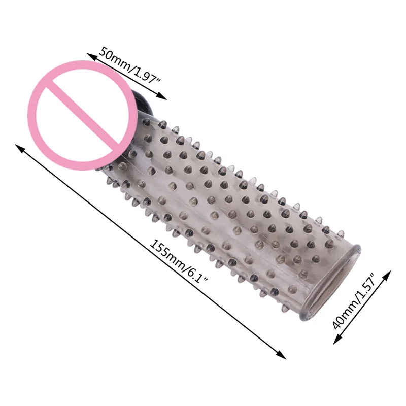 Силиконовый презерватив мужской удлинитель палка для взрослых массажер