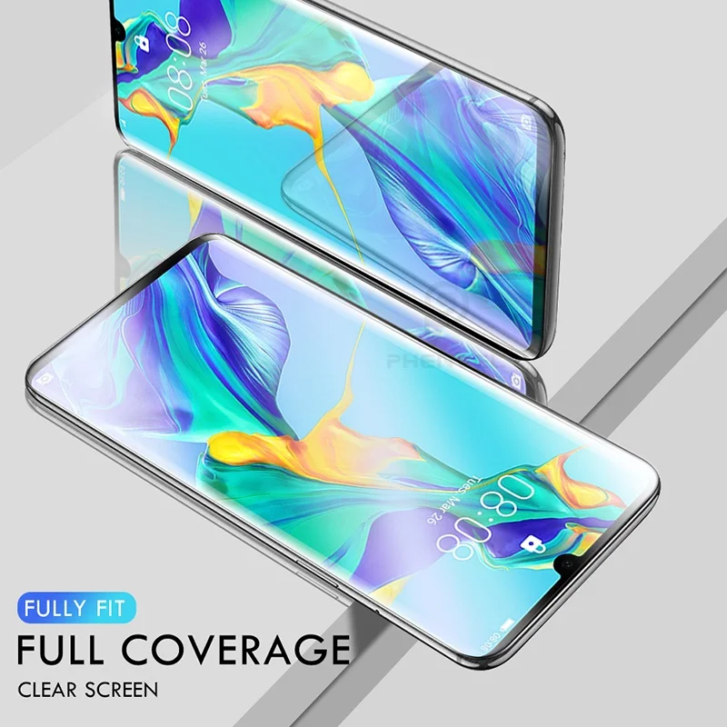 3D гелевая Защитная пленка для Huawei P30 PRO P20 Lite глянцевая экрана P10 0 1 мм Гидрогелевая
