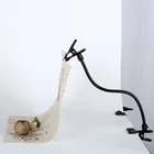 Держатель фона из железной трубки с зажимом для фотокамеры Аксессуары для фотостудии подставка с гибким кронштейном отражатель фотокамеры фотографика