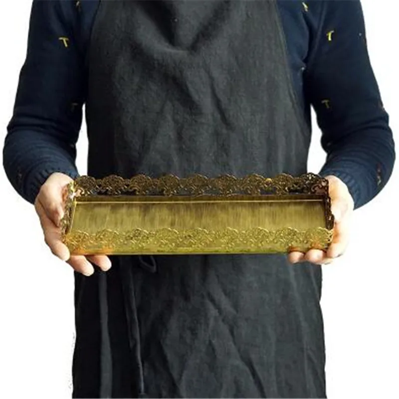 1 шт. полые кружева прямоугольник DIY подставки для пирога подставка торта Свадьба