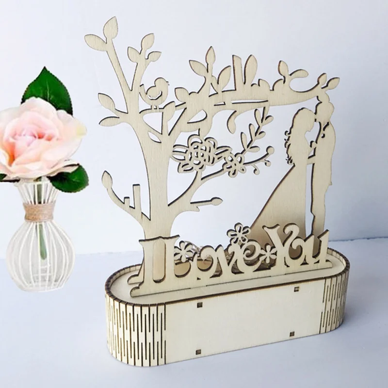Деревянные украшения DIY ночник Mr& Mrs Свадебные украшения деревенские вечерние Декор поставки свадебные подарки для гостей свадебный душ