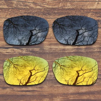 Black and Gold ToughAsNails Замена поляризованных линз для Oakley Солнцезащитные очки-несколько вариантов - Цвет линз: Black and Gold