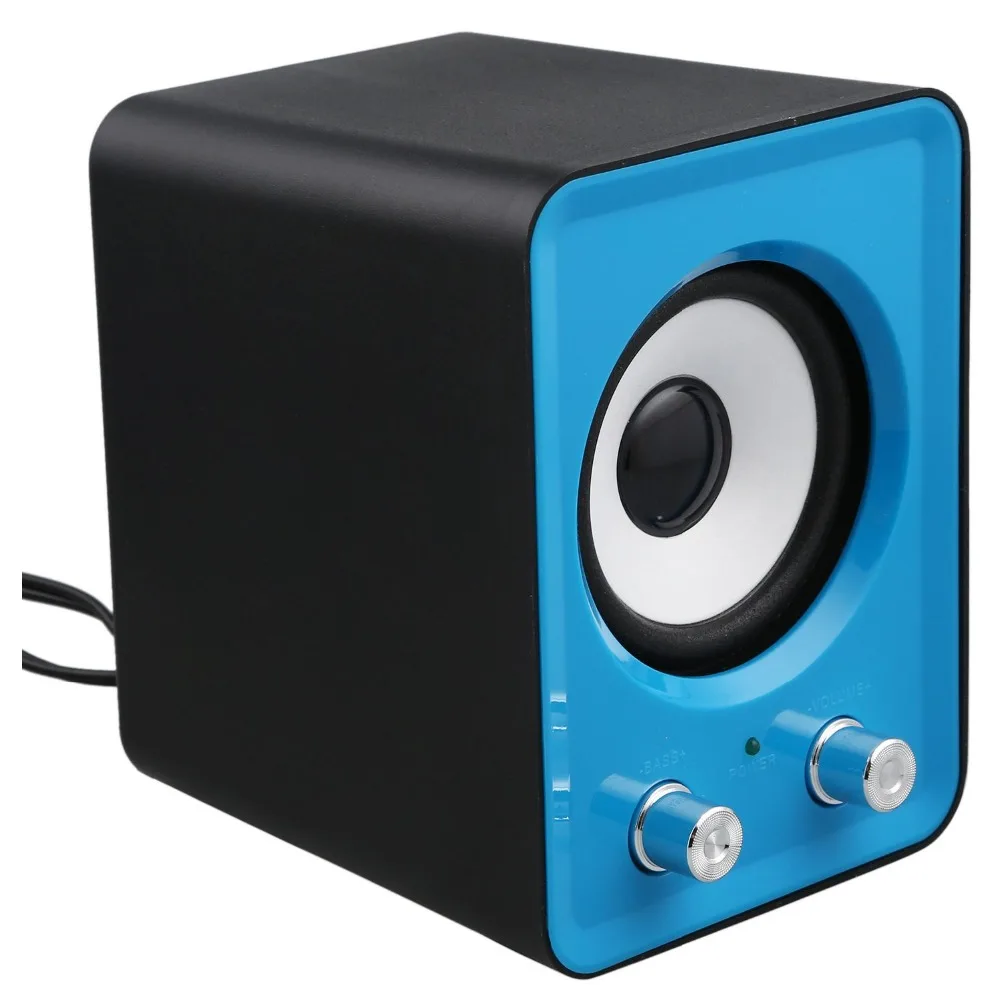 МИНИ 2 1 Мультимедиа Стерео Портативный USB Настольный ПК Динамик bass Музыка DJ