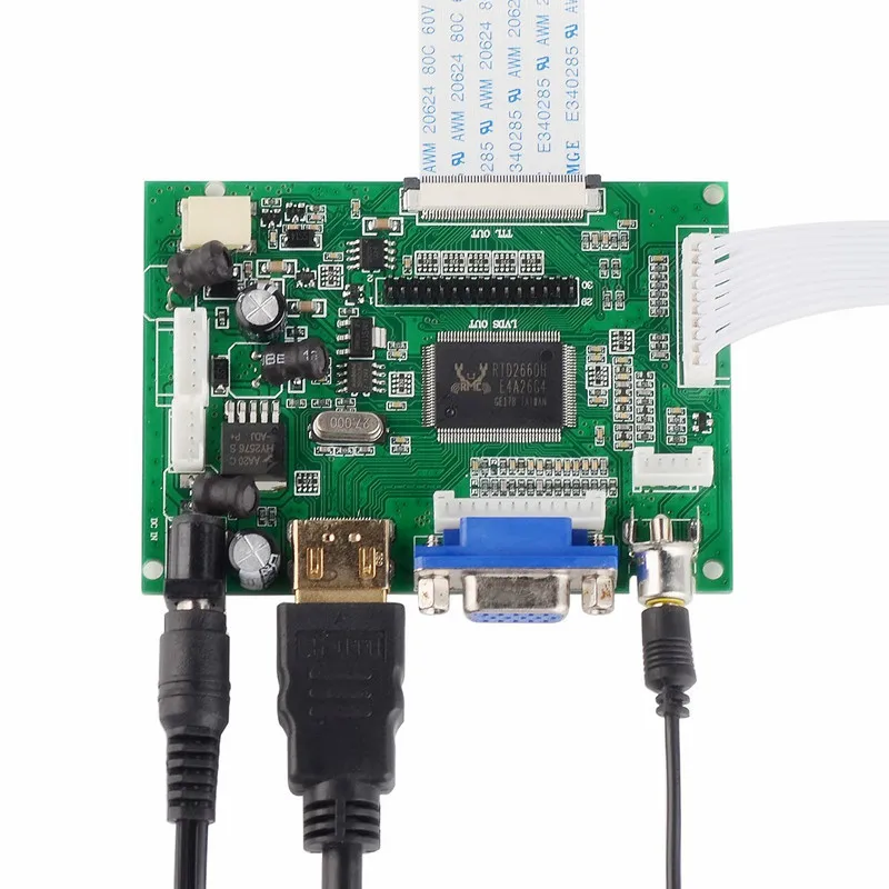Skylarpu 7 дюймовый ЖК дисплей для INNOLUX Raspberry Pi экран TFT монитор AT070TN92 + комплект HDMI VGA