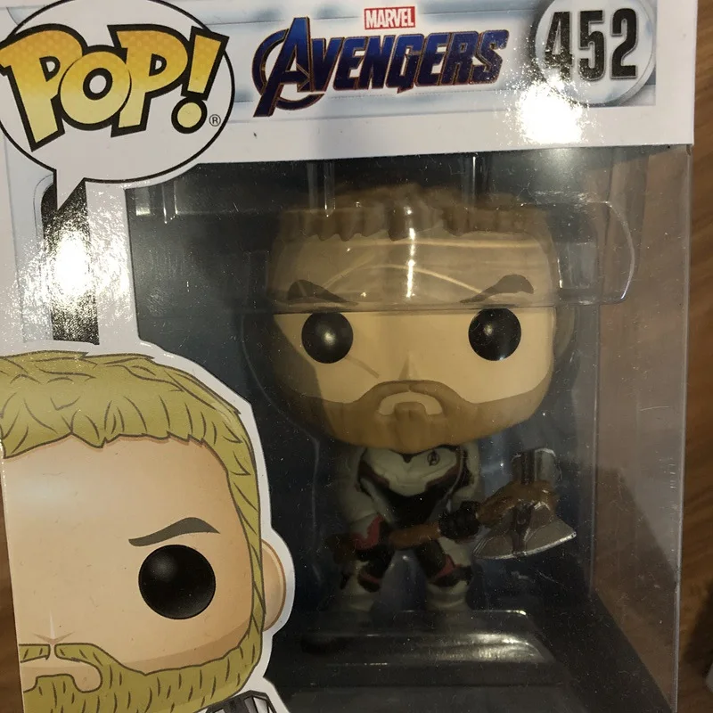 Официальный Funko pop Marvel: Мстители 4 эндшпильные Тони Старк, Тор, танос, черная вдова Виниловая фигурка Коллекционная модель игрушка