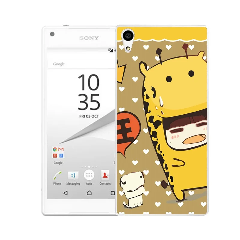 QMSWEI TPU Clear Soft Phone Case For Sony Z3 Z2 Z5 Z4 Rabbit Ultraman Minion Protective Cover C3 C4 C5 Free Shipping |