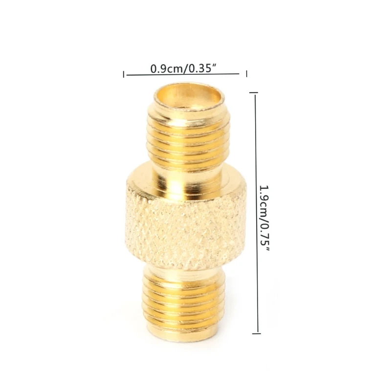 

RF SMA Female to SMA Female High frequency Adapter Copper Coax Connector Coupler