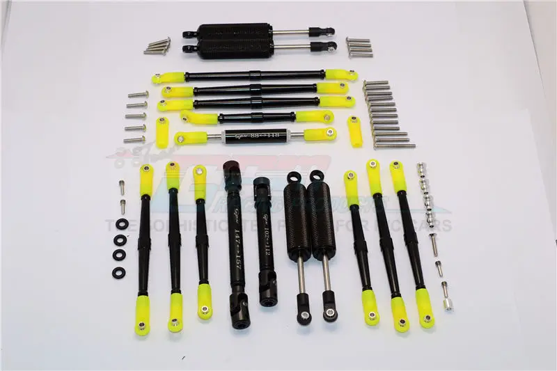 GPM RACING AXIAL SCX10 II AX90046 ALUMINIUM CHASSIS LIFT UP COMBO |