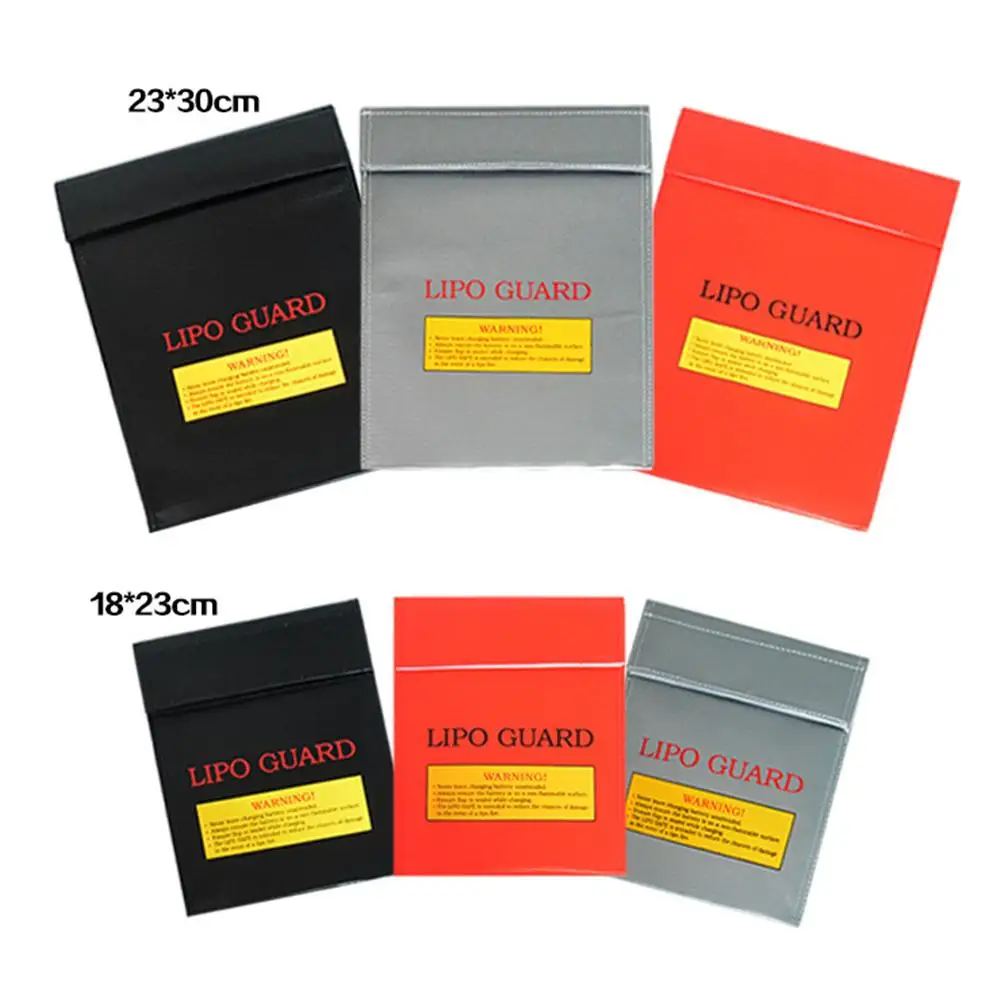 S / L Size Lithium Battery Safety Guard Charge Bag Model Airplane Fireproof Explosionproof Tote In Stock | Игрушки и хобби