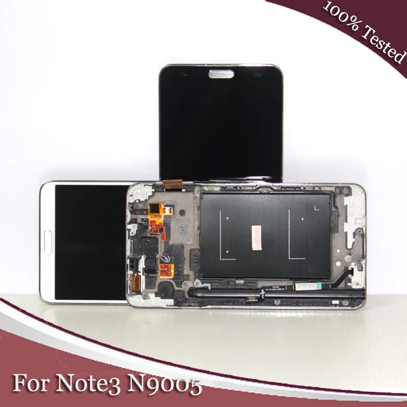 Черный белый совместимый для Samsung Galaxy Note 3 N9005 ЖК дисплей сенсорный экран