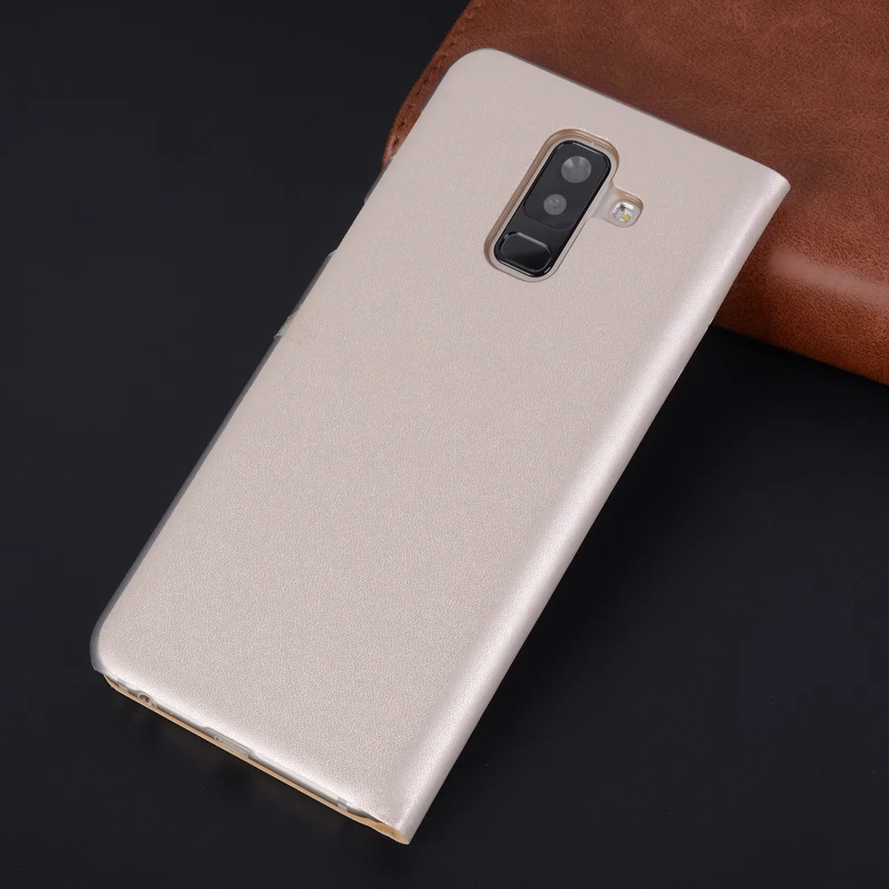 Откидной кожаный чехол для телефона samsung Galaxy A6 Plus A 6 A62018 A6plus SM-A600F SM-A605F Galaxy ya6 кошелек для кредитных карт