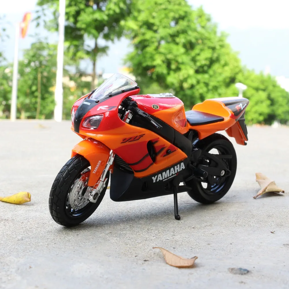 1:18 весы Maisto YAMAHA YZF R7 гоночные машины для мотоциклов мини модели автомобилей