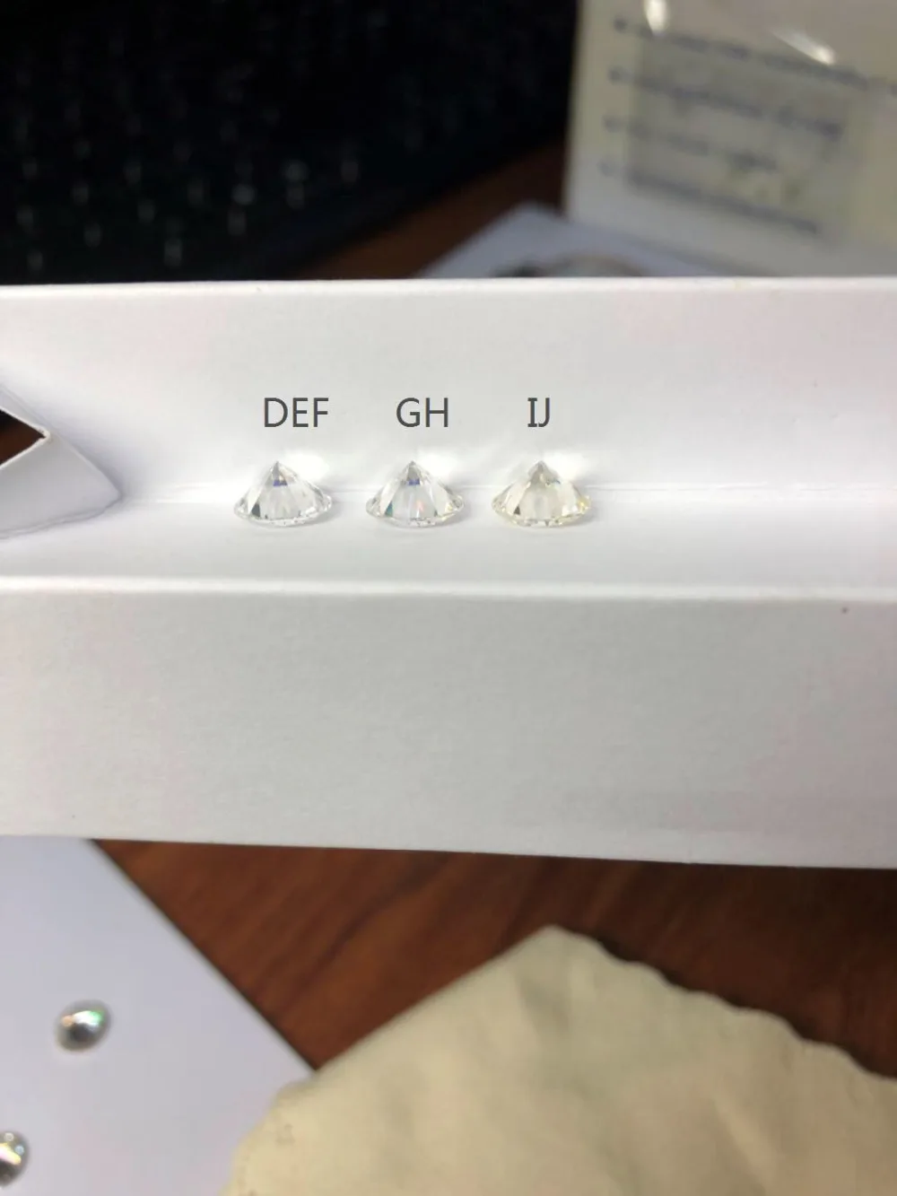 Lab выросшие бриллианты свободный драгоценный камень с муассанитом 0 8 ct Цвет GH 6 мм