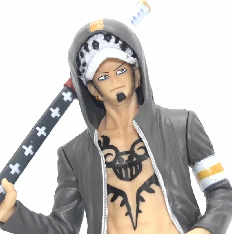 Аниме One Piece Action Figure Dressrosa Monkey D Luffy Sword Fighter версия модели Trafalgar Law Decoration коллекция
