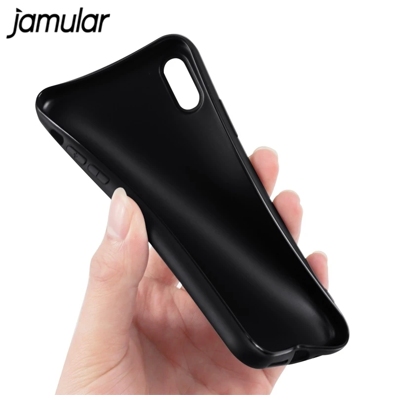 Чехлы для телефонов JAMULAR YOU ME iPhone 7 XS MAX XR X 8 6 6s Plus забавная мягкая задняя крышка из