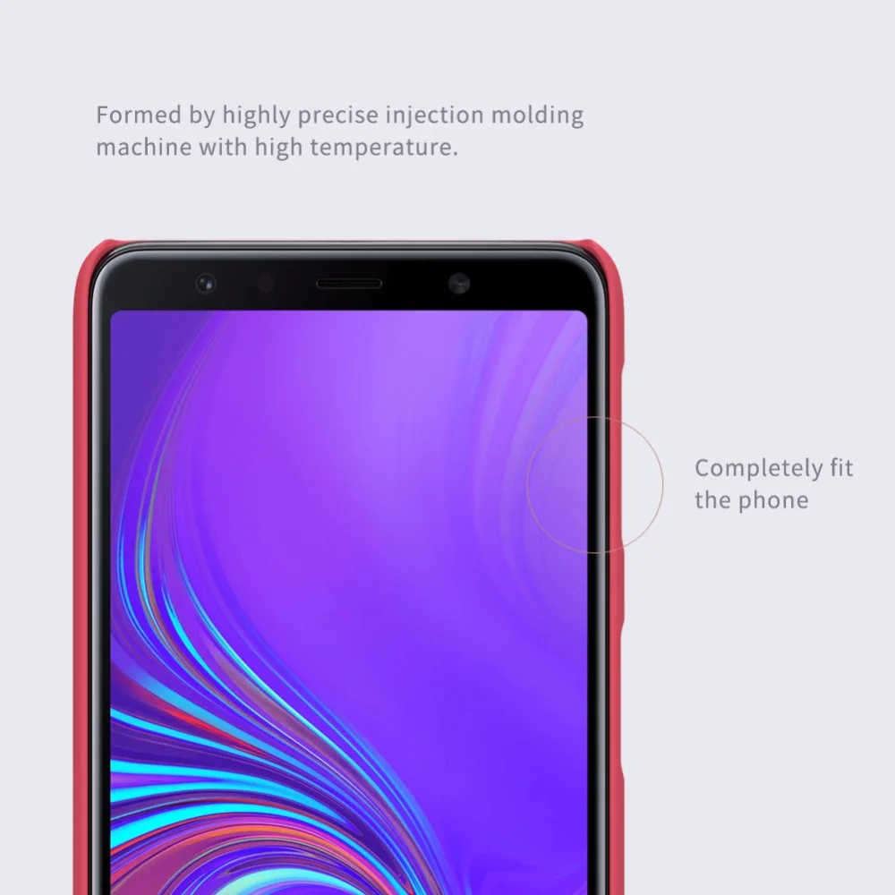 Case for Samsung Galaxy A7 2018 A750F NILLKIN Super Frosted Shield matte hard PC back cover shell gift phone holder | Мобильные