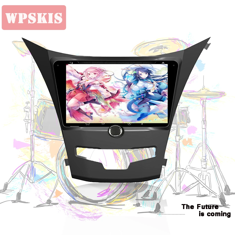 Wpskis фабричная 7 ''полный экран Автомобильный магнитофон Планшетные ПК Музыка