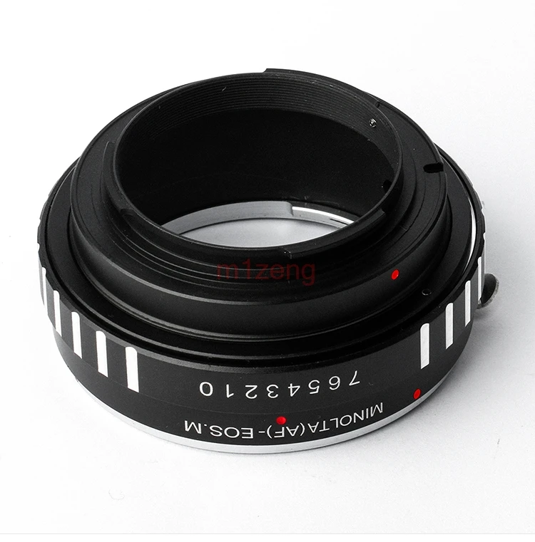Адаптер для объектива sony MINOLTA(AF) на корпус беззеркальной камеры canon AF EOSM